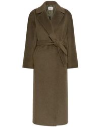 Weekend by Maxmara - Jassen ,Groen ,Wol Tempera Jas - Lyst
