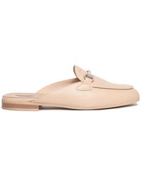 Nero Giardini - Leder-Sabot Mit Klemme, Hergestellt - Lyst