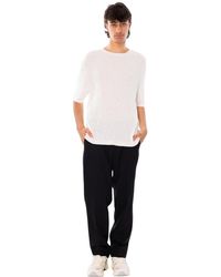 BRIGLIA - Rivolis Katoenen Riem Relaxed Broek - Lyst