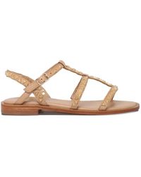 Ash - Schoenen ,Bruin ,Leer Bruine Leren Sandalen Voor Vrouwen - Lyst