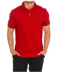 Philipp Plein - Fitness ,Rood ,Katoen Polo Met Korte Mouwen - Lyst