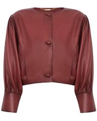 Chloé - Leather Jackets - Lyst