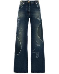 Versace - Pant Denim Vintage Strong Wash With Whiskers And P - Lyst