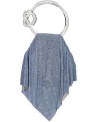 Benedetta Bruzziches - Tassen ,Blauw ,Satijn Casper Iris Bag - Lyst