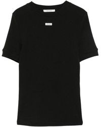 Entire studios - Tops ,Zwart ,Katoen Standard Tee - Lyst
