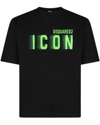 DSquared² - Logo-print t-shirt und polo kollektion - Lyst