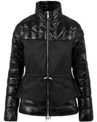 Add - Jassen ,Zwart ,Zwarte Jas Met Ritssluiting En Verstelbare Taille - Lyst