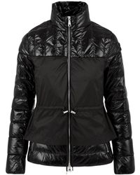 Add - Jassen ,Zwart ,Zwarte Jas Met Ritssluiting En Verstelbare Taille - Lyst