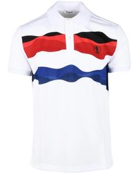 Bikkembergs - Tops ,Wit ,Polyester Polyester Polo Shirt - Lyst