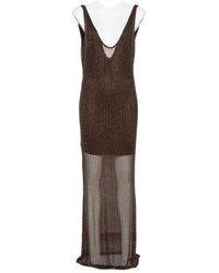 VENUJA - Kleedjes ,Bruin ,Malibu Jurk - Lyst