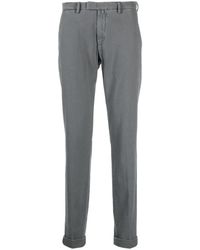 BRIGLIA - Pantaloni chino grigi con microstampa - Lyst
