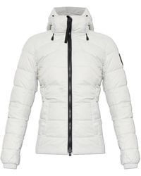 Canada Goose - Jassen ,Wit ,Leer Abbott Down Jacket - Lyst
