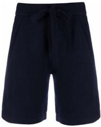 P.A.R.O.S.H. - Korte Broeken ,Blauw ,Kasjmier Blauwe Kasjmier Elegante Shorts - Lyst