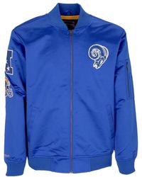 Mitchell & Ness - Jassen ,Blauw ,Katoen Losram Original Team Colors Bomber Jacket - Lyst
