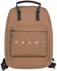 Marni - Logo Patch Rucksack - Lyst