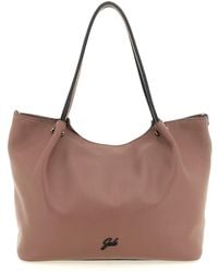 Gabs - Braune Leder Shopper Tasche - Lyst
