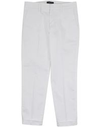 Fay - Straight Trousers - Lyst