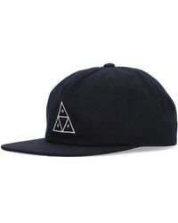 Huf - Schwarze Snapback-Kappe Mit Dreieck - Lyst