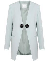 Jil Sander - Wollen Jas - Lyst