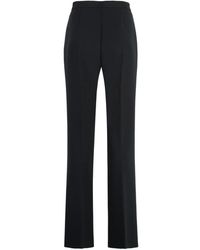 MSGM - Tailored Wide-Leg Pants - Lyst