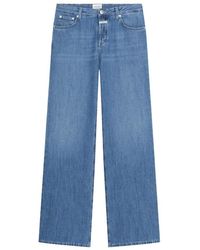 Closed - Jeans ,Blauw ,Katoen Gillan Flared Jeans - Lyst