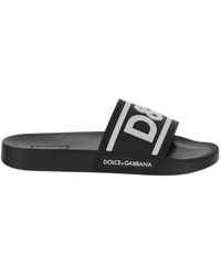 Dolce & Gabbana - Shoes > flip flops & sliders > sliders - Lyst