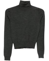 GOES BOTANICAL - Truien & Vesten ,Grijs ,Antracietgrijze Roll Neck Sweater - Lyst