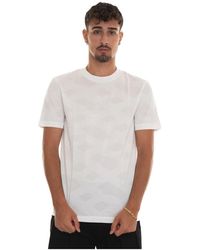 BOSS - T-shirt girocollo a maniche corte con design astratto - Lyst