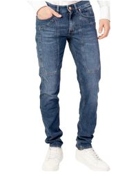 Jeckerson - Mid slim fit denim jeans - Lyst