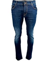 Hand Picked - Schlanke Jeans - Lyst