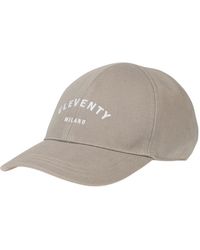 Eleventy - Accessoires ,Katoen Baseballpet Met Borduursel - Lyst
