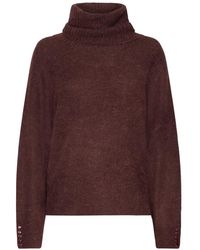 Ichi - Truien & Vesten ,Bruin ,Ihkamara Rn2 Strik 20121996 - Lyst