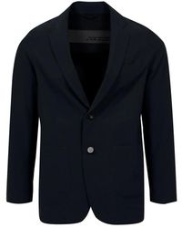Rrd - Jassen ,Blauw ,Surflex Stretch Jas Met Laser Cut - Lyst