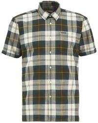 Barbour - Overhemden ,Veelkleurig ,Katoen Gordon Short-Sleeved Tailored Shirt - Lyst