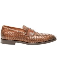 Testoni - Geweven Leren Loafers Met Kwastjes - Lyst