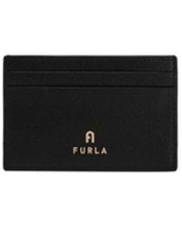 Furla - Porta carte camelia in pelle testurizzata - Lyst