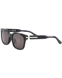 McQueen - Accessoires ,Zwart ,Zwarte T-Bar Zonnebril - Lyst