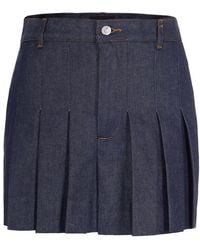 A.P.C. - Denim Skirts - Lyst