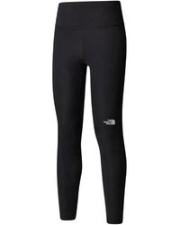 The North Face - Fitness ,Zwart ,Polyester Flex Tight Shorts - Lyst