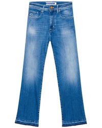 Jacob Cohen - Klassische Straight Leg Jeans für Frauen - Lyst