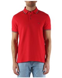 Tommy Hilfiger - Polo slim fit in cotone con ricamo logo frontale - Lyst