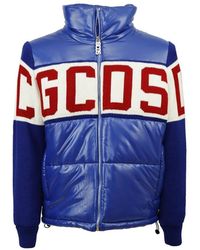 Gcds Mix Puffer Logo Jacket Cc94m040200 - Blauw