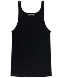 Dolce & Gabbana - Sleeveless T-shirt - Lyst