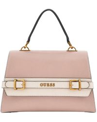 Guess - Tassen ,Roze ,Sestri Rosewood Multi Schoudertas - Lyst