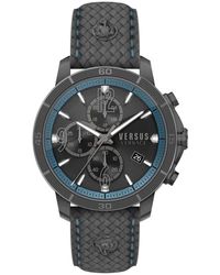 Versus - Accessoires ,Zwart ,Bicocca Chronograaf Herenhorloge - Lyst