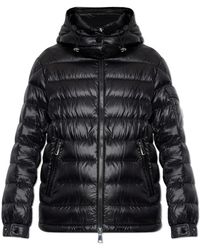 Moncler - Jassen ,Zwart ,Leer Dalles Down Jacket - Lyst