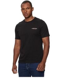 Guess - Schwarzes Baumwoll-Logo-T-Shirt - Lyst