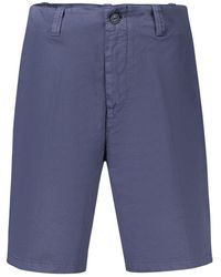 North Sails - Korte Broeken ,Blauw ,Katoen Slim Fit Chino Short - Lyst