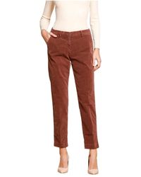 Mason's - Pantalones chino de terciopelo liso - modelo new york - Lyst