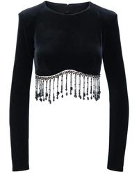Elisabetta Franchi - Long Sleeve Tops - Lyst